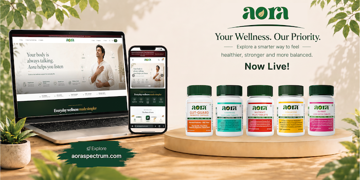 Aora’s supplements and digital wellness platform, now in one place at aoraspectrum.com.
