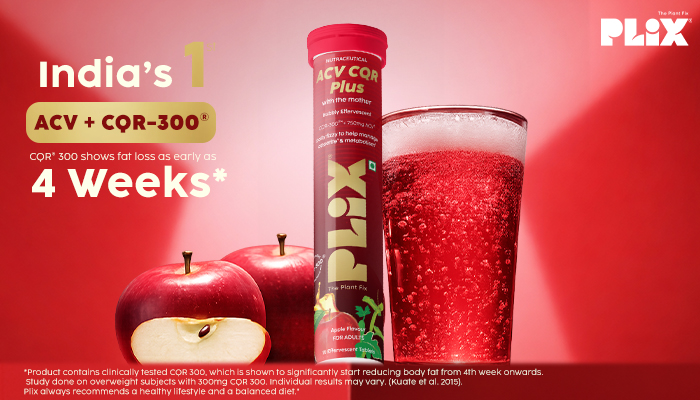 Plix Launches ACV CQR Plus Effervescent with Clinically Studied CQR-300?
