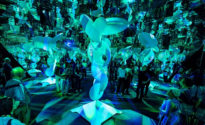 Inside the installation of Black Dog Soda