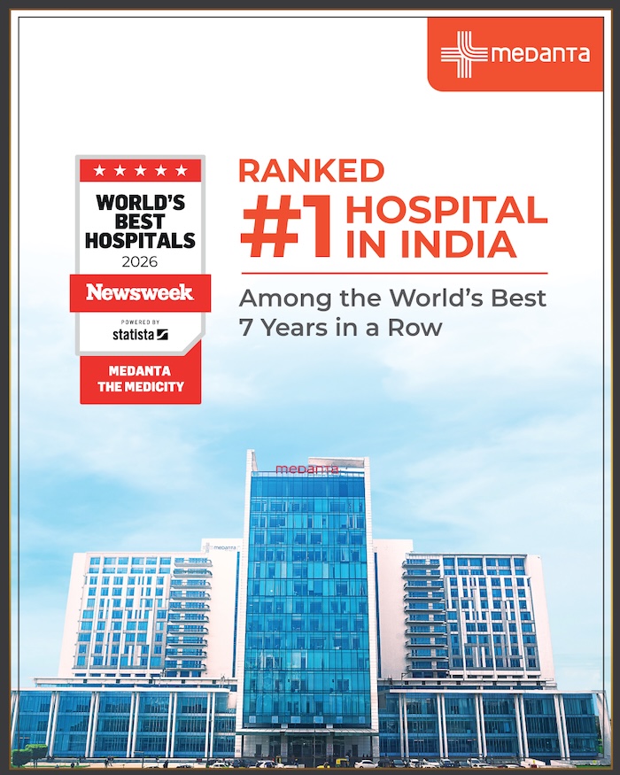 2026 is the seventh consecutive year that Medanta has featured among the world?s leading hospitals, reaffirming its leadership in healthcare excellence.