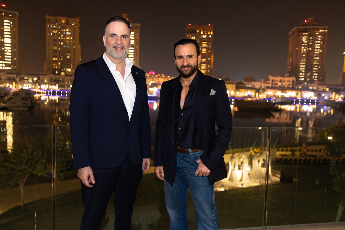 Mohamed Sleiman, CEO of Alfardan Properties and Alfardan Hospitality with Saif Ali Khan