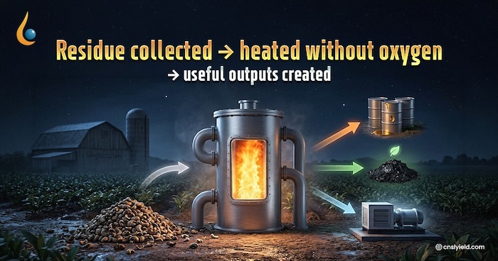 From farm residue to fuel, soil support, and energy, every step creates value.