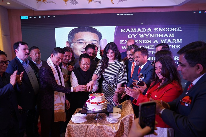 Hon?ble Sikkim CM Shri Prem Singh Tamang and Bollywood Actress Zareen Khan Inaugurated Ramada Encore Hotel by Wyndham at Elan Miracle Mall