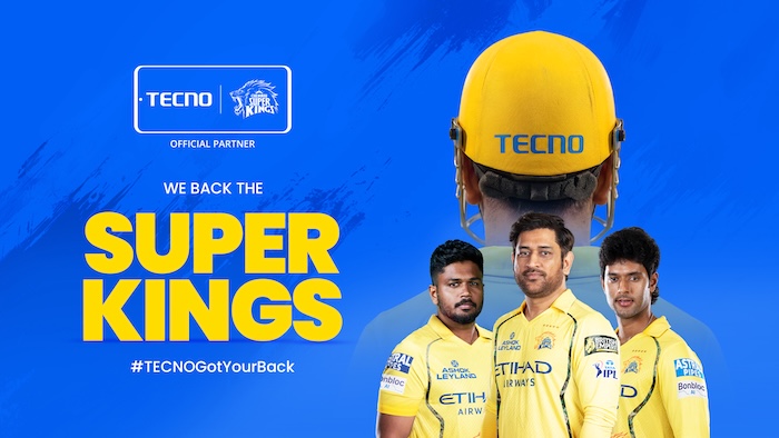 TECNO becomes the Backbone of Chennai Super Kings