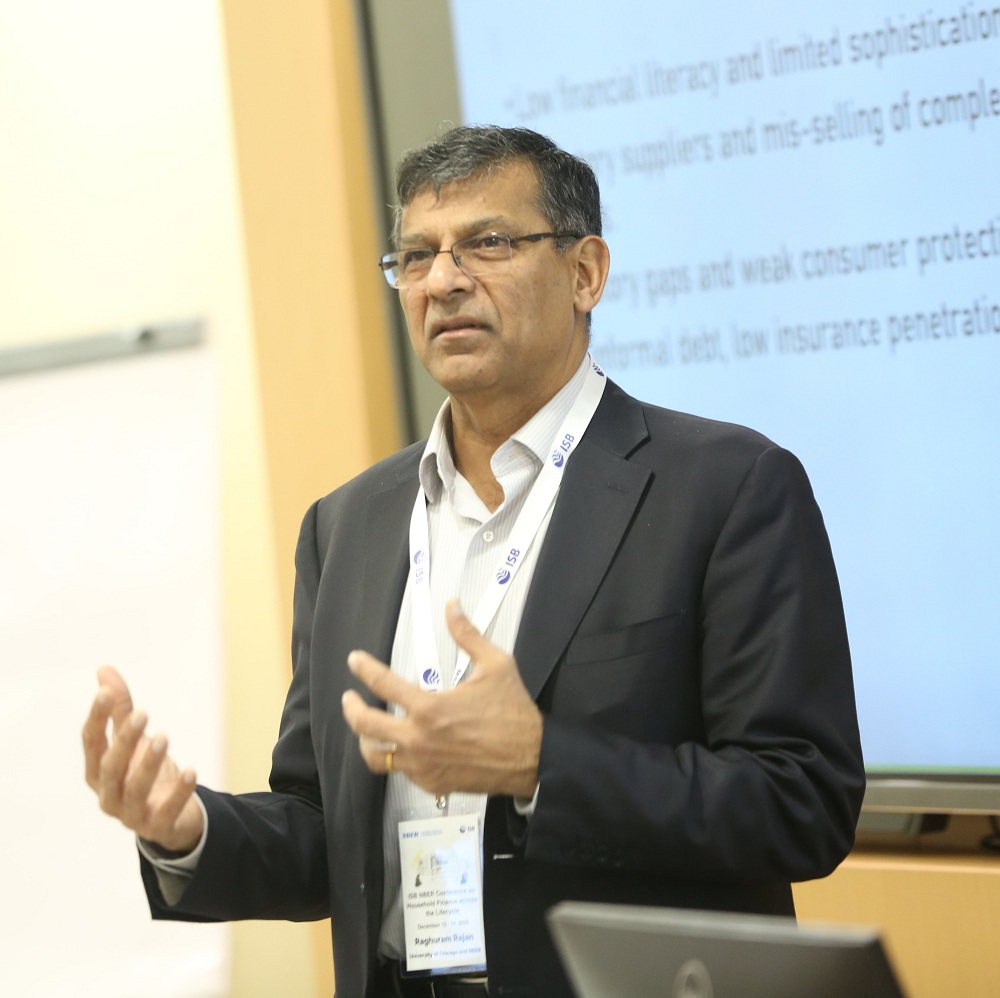 Raghuram Rajan, former Governor of the Reserve Bank of India (RBI) and Professor at the University of Chicago and NBER, sharing his thoughts with the delegates at the ISB-NBER conference.