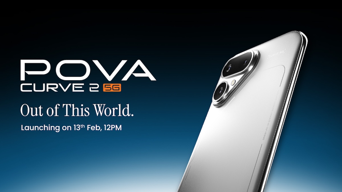 POVA Curve 2 delivers powerful performance and intelligent connectivity in a sleek, slim design.