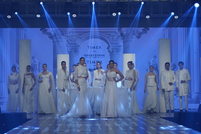 Timex took to the runway with designers across the three days of Mysore Fashion Week