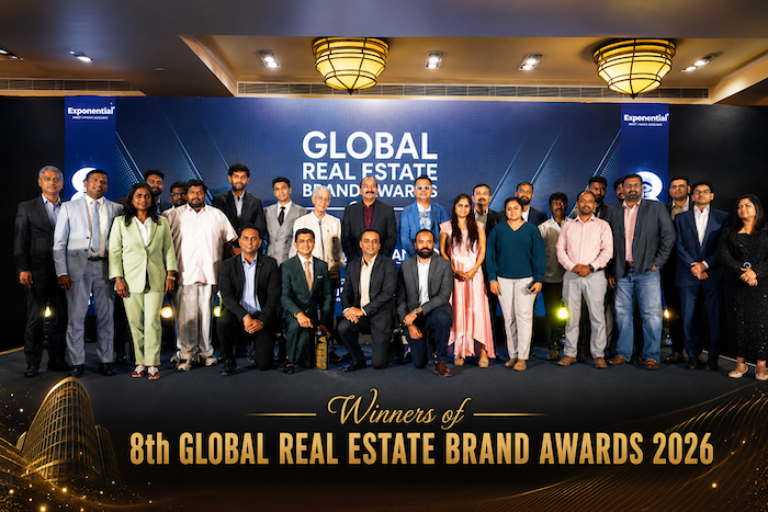 Winners celebrate at the 8th Global Real Estate Brand Awards 2026.
