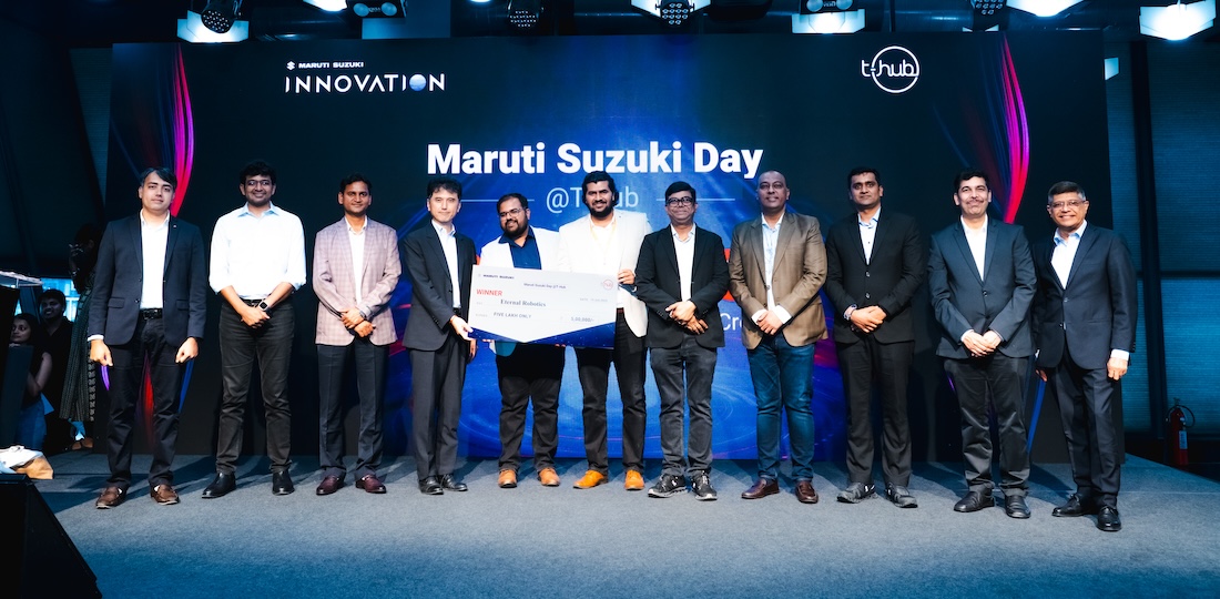 Eternal Robotics wins top prize at Maruti Suzuki Challenge for its AI-powered Hypervise platform.