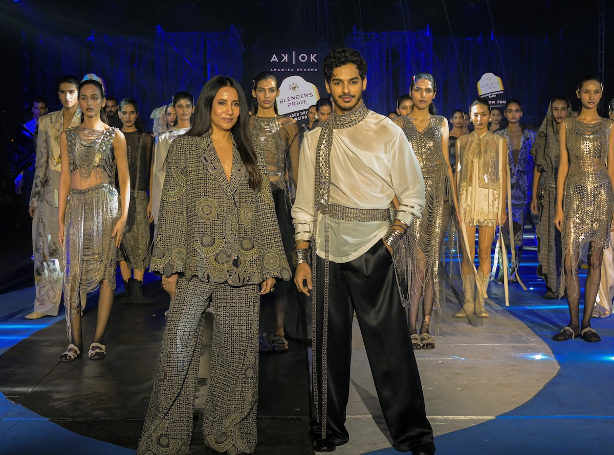 Blenders Pride Fashion Tour culminated in Kolkata with a bold new interpretation of craft by designer Anamika Khanna, with Ishaan Khatter as showstopper.