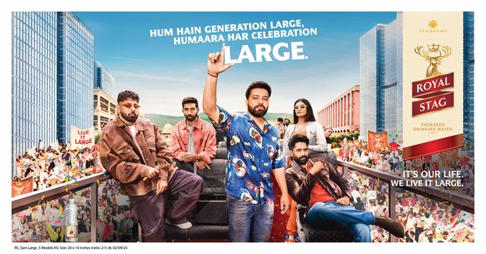 Royal Stag?s ?Live It Large? campaign brings together Rohit Sharma, Jasprit Bumrah, Badshah, Sidharth Malhotra, Naga Chaitanya and Payal Dhare