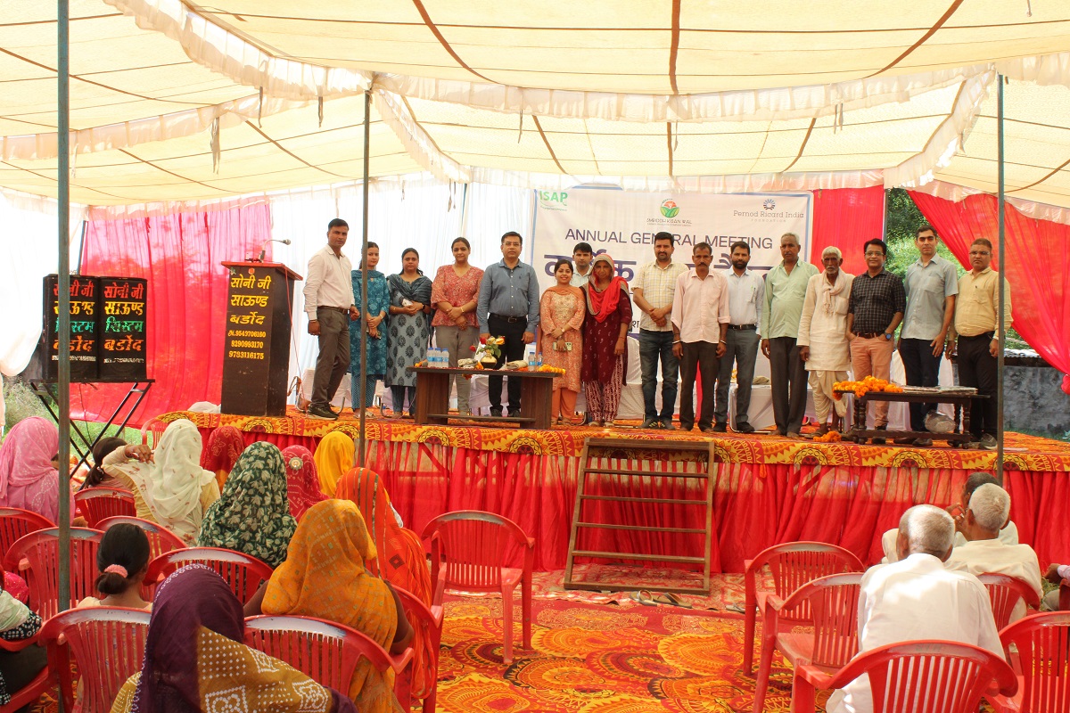 AGM of SKWAL FPC held at village Dhis, District - Khairtal Tijara, Rajasthan