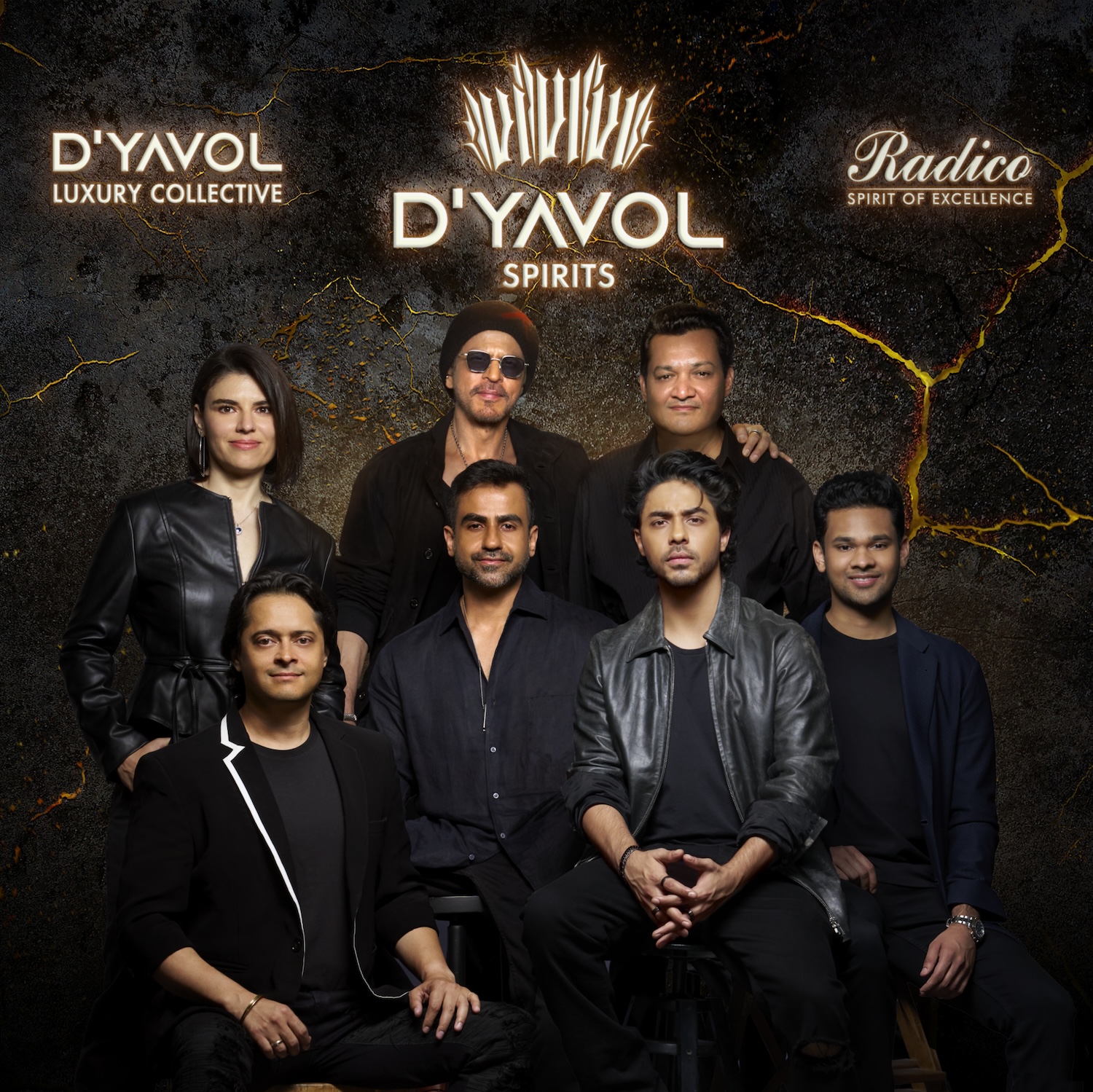 Shahrukh Khan, Aryan Khan, Radico Khaitan led by Abhishek Khaitan, and Nikhil Kamath join forces to launch D?YAVOL Spirits