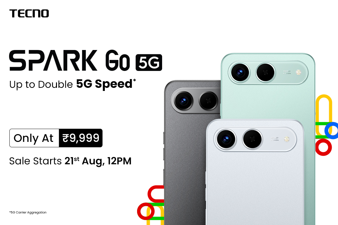 TECNO Spark Go 5G Brings ?Double Up? Power to Young India