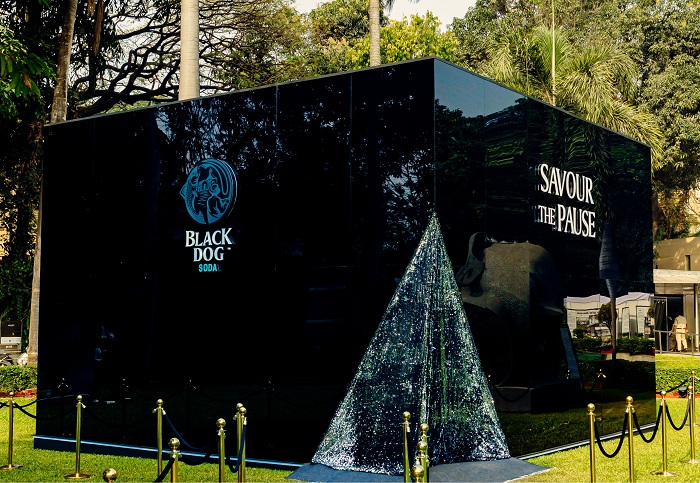 Installation by Black Dog Soda at Kala Ghoda Arts Festival'26