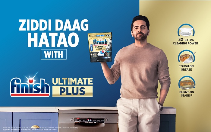 Finish Announces Bollywood Star Ayushmann Khurrana as Brand Ambassador, Launches Campaign to show India the Right Way to Dishwash