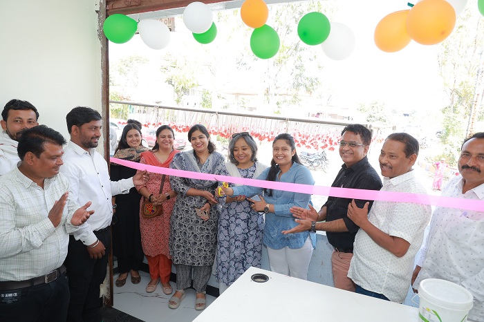 Inauguration of the Shivmaka FPCL Input Shop under the Shetkari Samruddhi Project, implemented by ISAP India Foundation with support from Pernod Ricard India Foundation, in Sillod block, Aurangabad (Chhatrapati Sambhajinagar), Maharashtra.