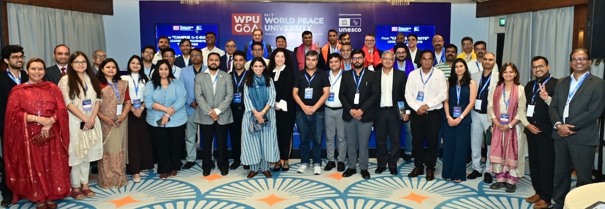 Dignitaries, CXOs and alumni at the WPU Goa CXO and Alumni Meet in Goa