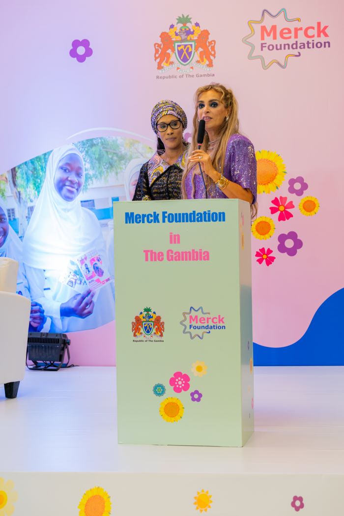 Merck Foundation CEO with The Gambia First Lady at the Merck Foundation Africa Asia Luminary 2025 held in Banjul, Gambia