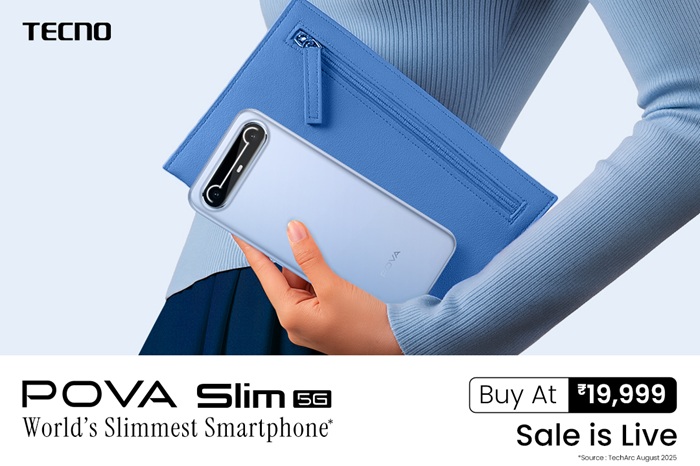 TECNO POVA Slim goes on Sale in India today