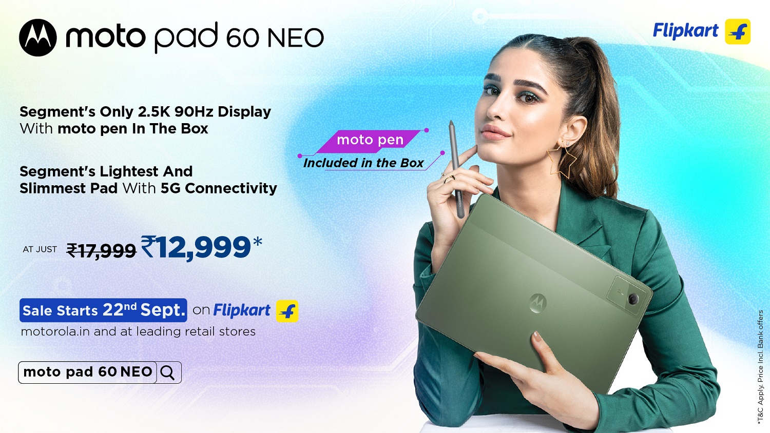 moto pad 60 NEO launch