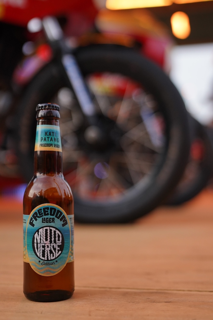 Kati Patang's New light-bodied, non-GMO corn-kissed Beer for the Explorer Generation - The Freedom Lager Motoverse Edition.